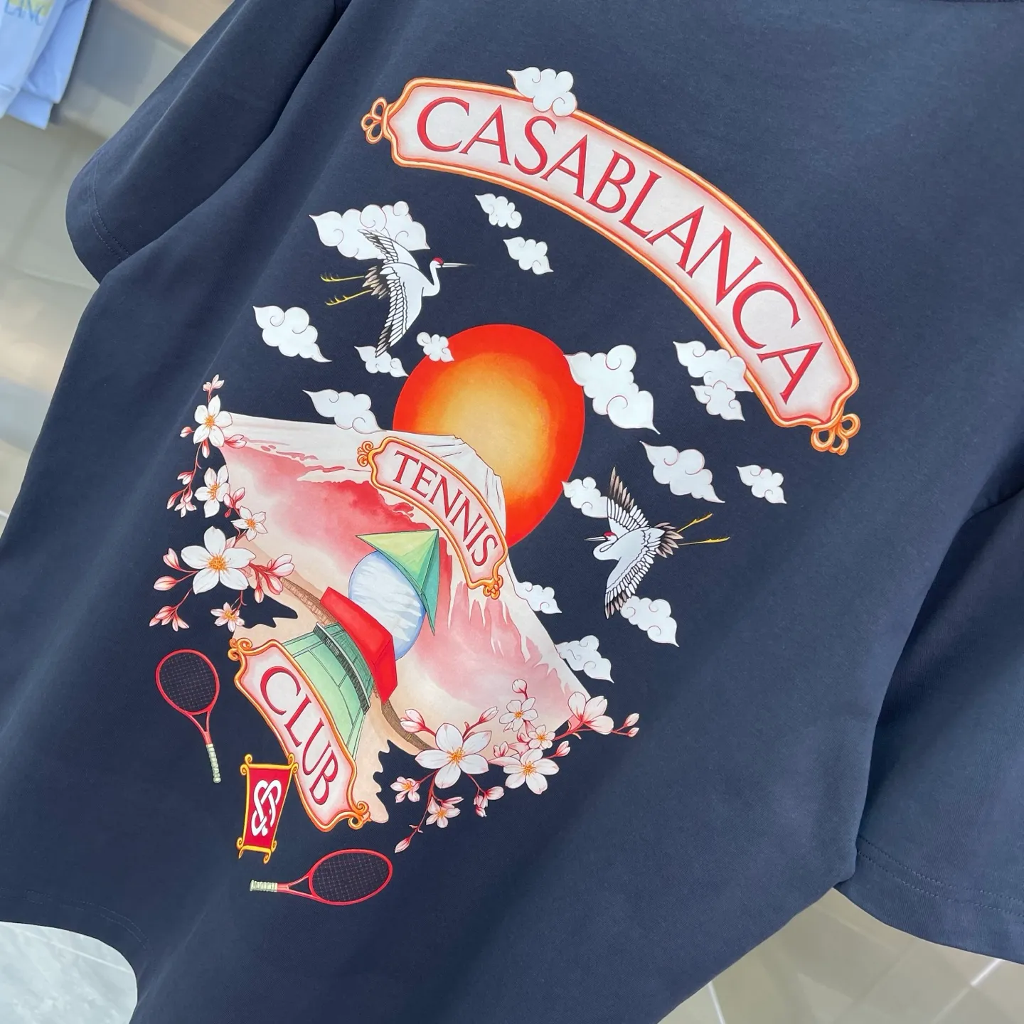New Arrival Casablanca Classic Series T ～ ， ， 。 ， Classic ， In Stock ！ ：White Black Green Gray Light Green Blue Royal Blue Orange（8 ） Size：S M L XL XXL